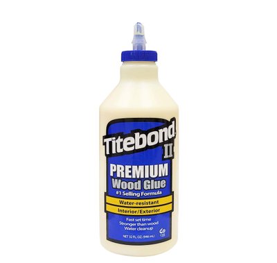 Столярный ПВА клей для дерева Titebond II Premium Wood Glue D3, медово-кремовый, 946 мл (5005) 5005 фото