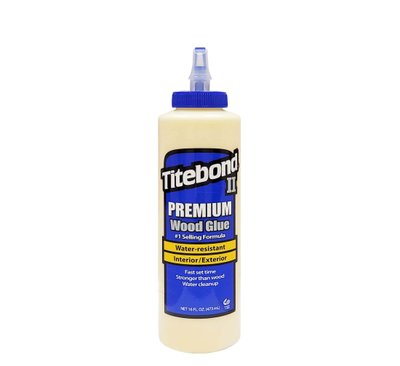 Столярний ПВА клей для дерева Titebond II Premium Wood Glue D3, медово-кремовий, 473 мл (5004) 5004 фото