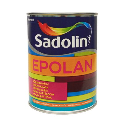 Фарба на водній основі Sadolin Epolan для підлоги, біла, BW, 1 л 5220305 фото