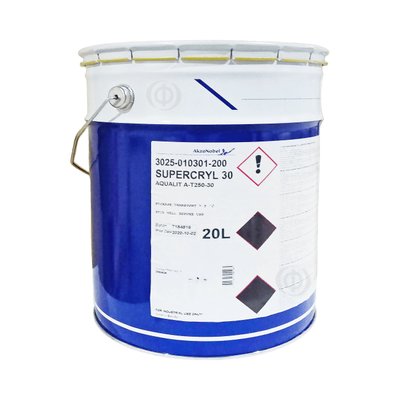 Лак на водній основі AkzoNobel Supercryl 30, безбарвний, 20 л (3025-010301-200) 30 фото