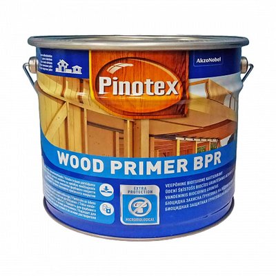 Ґрунтовка для дерева Pinotex Wood Primer BPR біоцидна, безбарвна, 10 л 5359821 фото