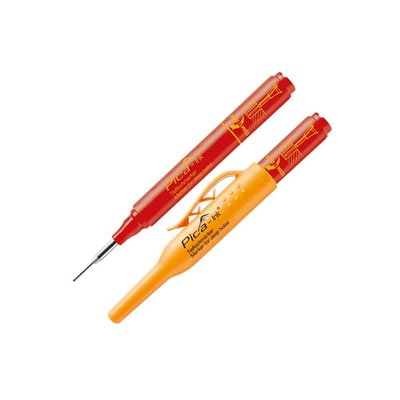 Маркер с длинным носиком Pica-Ink Deep Hole Marker, красный, 1.5 мм (150/40) 15040 фото