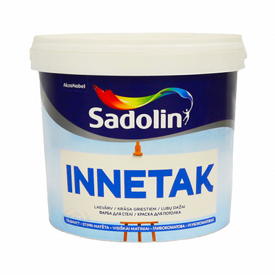 Латексна фарба Sadolin Innetak для стелі, біла, 5 л 5078163 фото