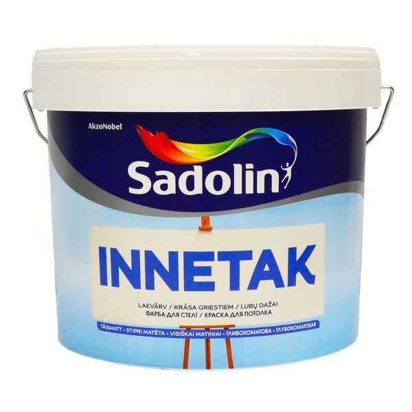 Латексна фарба Sadolin Innetak для стелі, біла, 10 л 5078164 фото