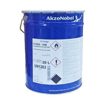 Лак поліуретановий AkzoNobel Antiscratch Top-Coat, двокомпонентний, безбарвний, сатиновий, 20 л (2110020) 21100205 фото