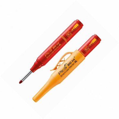 Маркер с длинным носиком Pica Big Ink Smart-Use Marker XL, красный, 2-4 мм (170/40) 17040 фото