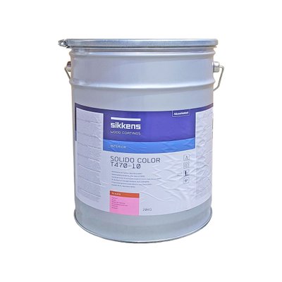 Полиуретановая краска Sikkens Solido Color SC-T470-10 двухкомпонентная, база BW01, матовая, 20 кг (SC-T470-10-BW01*Z5F) 4701001 фото