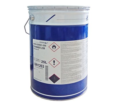 Растворитель AkzoNobel 259 для кислотных материалов, бесцветный, 25 л (6500-025001-250) 259 фото