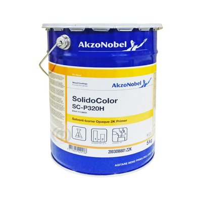 Ґрунт поліуретановий AkzoNobel Solido Color SC-P320H двокомпонентний, білий, 5 кг (1115801*Z2K) 11158012 фото