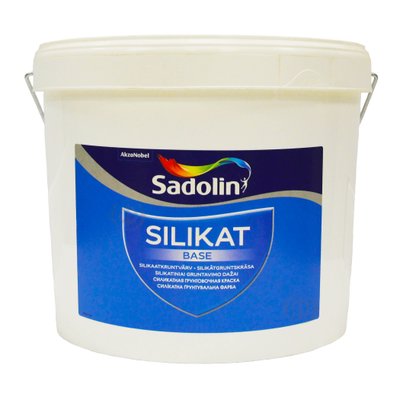 Силікатна ґрунтувальна фарба Sadolin Silikat Base для бетону, безбарвна, 10 л 5072957 фото