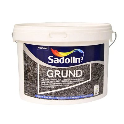 Ґрунтувальна фарба на водній основі Sadolin Grund для стін та стелі, біла, 2.5 л 5325223 фото