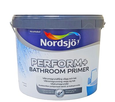 Ґрунтувальна фарба на водній основі Sadolin Professional Perform+ Bathroom Primer з вмістом клею, світло-блакитна, 10 л 5210168 фото