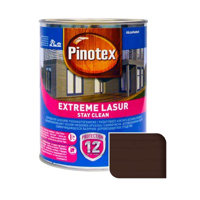 Пропитка лазурная для дерева Pinotex Extreme Lasur самоочищающаяся, палисандр, 1 л 5302331 фото